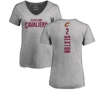 NBA Women's Nike Cleveland Cavaliers #2 Collin Sexton Ash Backer T-Shirt