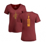 NBA Women's Nike Cleveland Cavaliers #2 Collin Sexton Maroon Backer T-Shirt