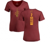 NBA Women's Nike Cleveland Cavaliers #2 Collin Sexton Maroon Backer T-Shirt