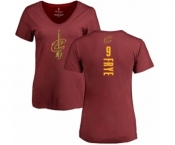 NBA Women's Nike Cleveland Cavaliers #9 Channing Frye Maroon Backer T-Shirt