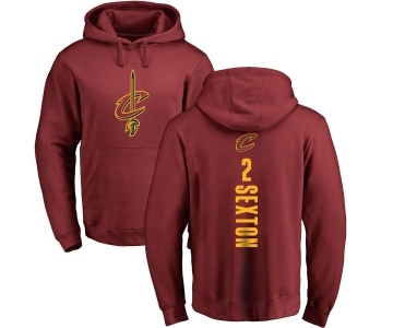 NBA Nike Cleveland Cavaliers #2 Collin Sexton Maroon Backer Pullover Hoodie