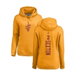 NBA Women's Nike Cleveland Cavaliers #2 Collin Sexton Gold One Color Backer Pullover Hoodie