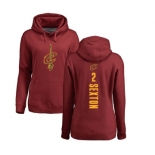 NBA Women's Nike Cleveland Cavaliers #2 Collin Sexton Maroon Backer Pullover Hoodie