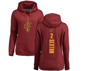 NBA Women's Nike Cleveland Cavaliers #2 Collin Sexton Maroon Backer Pullover Hoodie