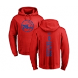 NBA Nike Philadelphia 76ers #0 Jerryd Bayless Red One Color Backer Pullover Hoodie