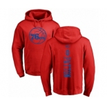 NBA Nike Philadelphia 76ers #0 Justin Patton Red One Color Backer Pullover Hoodie