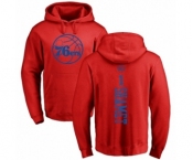 NBA Nike Philadelphia 76ers #1 Landry Shamet Red One Color Backer Pullover Hoodie