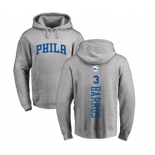 NBA Nike Philadelphia 76ers #3 Dana Barros Ash Backer Pullover Hoodie