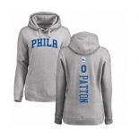 NBA Women's Nike Philadelphia 76ers #0 Justin Patton Ash Backer Pullover Hoodie