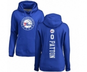 NBA Women's Nike Philadelphia 76ers #0 Justin Patton Royal Blue Backer Pullover Hoodie