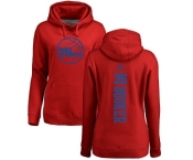 NBA Women's Nike Philadelphia 76ers #35 Trevor Booker Red One Color Backer Pullover Hoodie