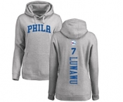 NBA Women's Nike Philadelphia 76ers #7 Timothe Luwawu Ash Backer Pullover Hoodie