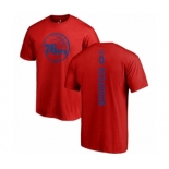 Basketball Philadelphia 76ers #0 Josh Richardson Red One Color Backer T-Shirt