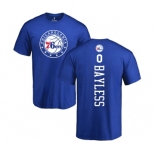 NBA Nike Philadelphia 76ers #0 Jerryd Bayless Royal Blue Backer T-Shirt