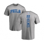 NBA Nike Philadelphia 76ers #22 Richaun Holmes Ash Backer T-Shirt