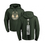 NBA Nike Milwaukee Bucks #1 Oscar Robertson Green Backer Pullover Hoodie