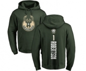 NBA Nike Milwaukee Bucks #1 Oscar Robertson Green Backer Pullover Hoodie