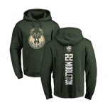 NBA Nike Milwaukee Bucks #22 Khris Middleton Green Backer Pullover Hoodie