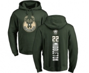 NBA Nike Milwaukee Bucks #22 Khris Middleton Green Backer Pullover Hoodie