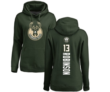 NBA Women's Nike Milwaukee Bucks #13 Glenn Robinson Green Backer Pullover Hoodie