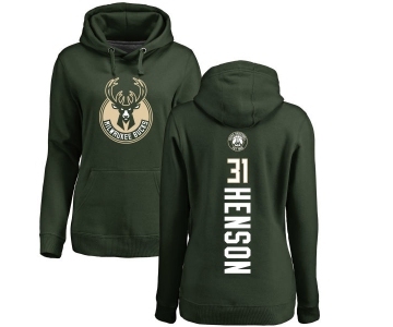 NBA Women's Nike Milwaukee Bucks #31 John Henson Green Backer Pullover Hoodie