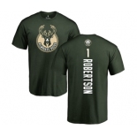 NBA Nike Milwaukee Bucks #1 Oscar Robertson Green Backer T-Shirt