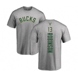 NBA Nike Milwaukee Bucks #13 Glenn Robinson Ash Backer T-Shirt