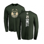 NBA Nike Milwaukee Bucks #21 Tony Snell Green Backer Long Sleeve T-Shirt