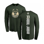 NBA Nike Milwaukee Bucks #33 Kareem Abdul-Jabbar Green Backer Long Sleeve T-Shirt