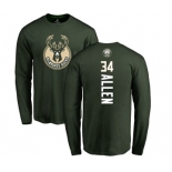 NBA Nike Milwaukee Bucks #34 Ray Allen Green Backer Long Sleeve T-Shirt