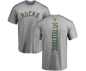 NBA Nike Milwaukee Bucks #35 Mirza Teletovic Ash Backer T-Shirt