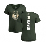 NBA Women's Nike Milwaukee Bucks #31 John Henson Green Backer T-Shirt