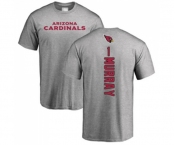 Football Arizona Cardinals #1 Kyler Murray Ash Backer T-Shirt