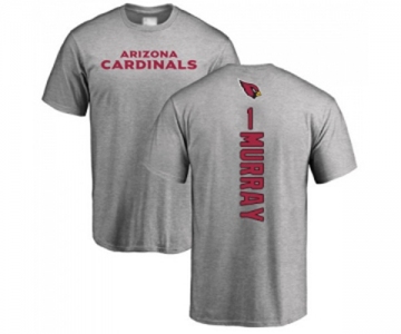 Football Arizona Cardinals #1 Kyler Murray Ash Backer T-Shirt