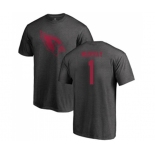 Football Arizona Cardinals #1 Kyler Murray Ash One Color T-Shirt