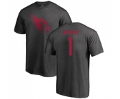 Football Arizona Cardinals #1 Kyler Murray Ash One Color T-Shirt