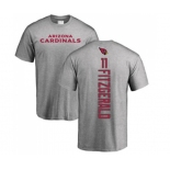 Football Arizona Cardinals #11 Larry Fitzgerald Ash Backer T-Shirt