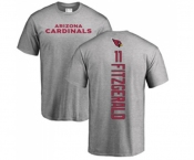 Football Arizona Cardinals #11 Larry Fitzgerald Ash Backer T-Shirt