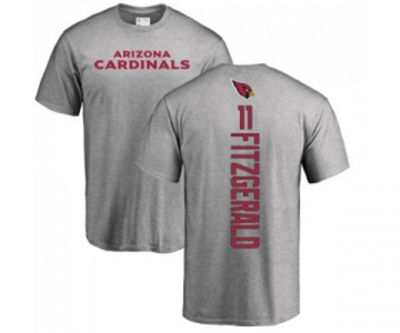 Football Arizona Cardinals #11 Larry Fitzgerald Ash Backer T-Shirt