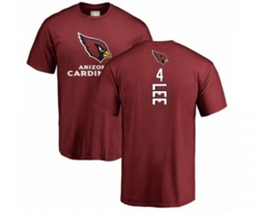 Football Arizona Cardinals #4 Andy Lee Maroon Backer T-Shirt