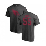 Football Arizona Cardinals #55 Chandler Jones Ash One Color T-Shirt