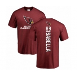 Football Arizona Cardinals #89 Andy Isabella Maroon Backer T-Shirt