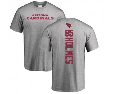 NFL Nike Arizona Cardinals #85 Gabe Holmes Ash Backer T-Shirt