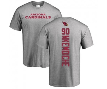 NFL Nike Arizona Cardinals #90 Robert Nkemdiche Ash Backer T-Shirt