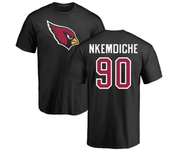 NFL Nike Arizona Cardinals #90 Robert Nkemdiche Black Name & Number Logo T-Shirt