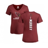 Football Women's Arizona Cardinals #1 Kyler Murray Maroon Backer T-Shirt