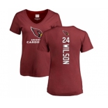 Football Women's Arizona Cardinals #24 Adrian Wilson Maroon Backer T-Shirt