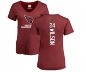 Football Women's Arizona Cardinals #24 Adrian Wilson Maroon Backer T-Shirt