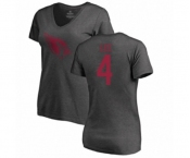 Football Women's Arizona Cardinals #4 Andy Lee Ash One Color T-Shirt