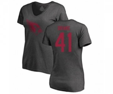 Football Women's Arizona Cardinals #41 Kenyan Drake Ash One Color T-Shirt